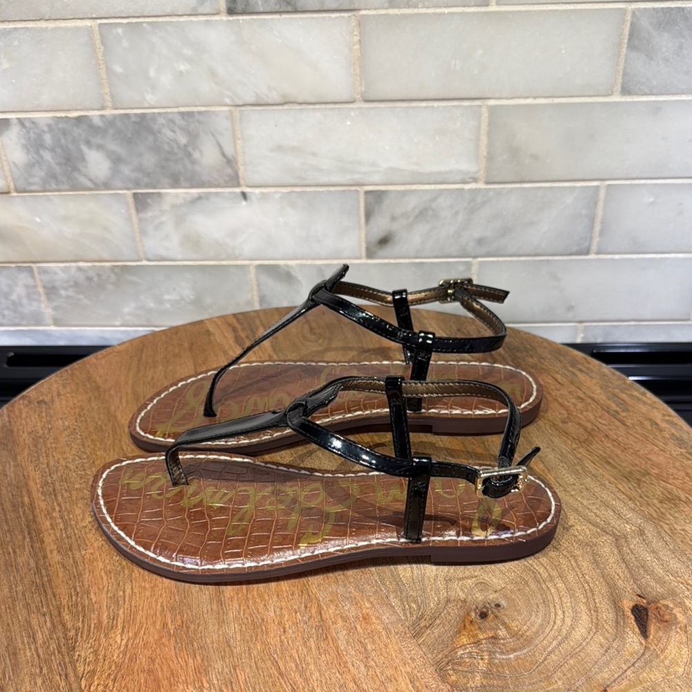 Circus by Sam Edelman Black Patent Sandals Brand New With Tags